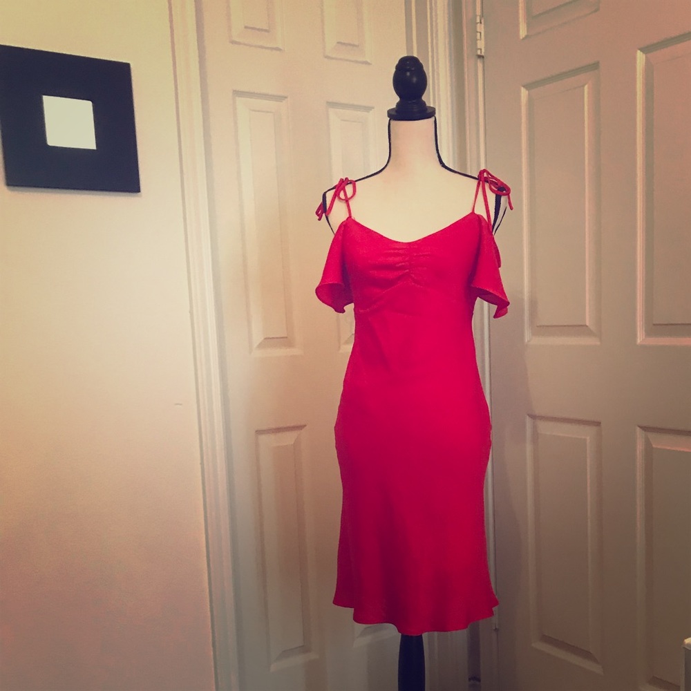 🎁Romantic Red off the shoulder Express Dress